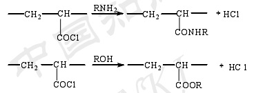 聚丙烯腈纤维与蛋白质的接枝反应公式